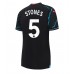 Manchester City John Stones #5 Kopio Kolmas Pelipaita Naisten 2023-24 Lyhyet Hihat